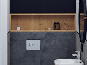 Projekt łazienek w Wieliszewie - Łazienka, styl nowoczesny - zdjęcie od SAMLOOK DESIGN STUDIO