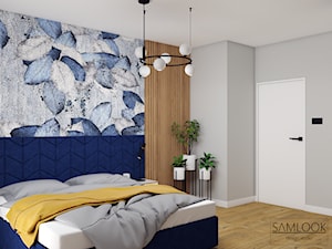 Mieszkanie w Warszawie - projekt w stylu nowoczesnym - Sypialnia, styl nowoczesny - zdjęcie od SAMLOOK DESIGN STUDIO