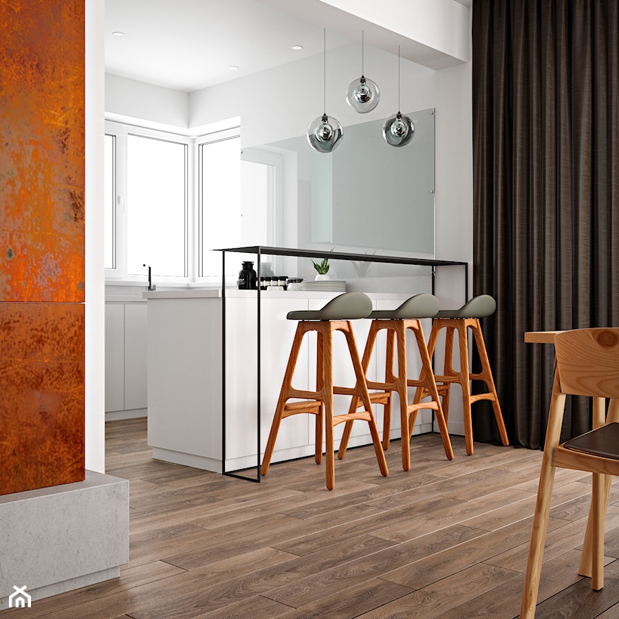 Braniewo - dom jednorodzinny w stylu minimalistycznym - Kuchnia, styl nowoczesny - zdjęcie od ABD Projects