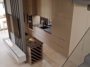 Ukraina / Bucza - 2-poziomowy apartament z tarasem w stylu nowoczesnym - Kuchnia, styl nowoczesny - zdjęcie od ABD Projects
