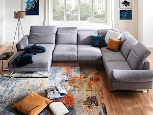 Claro - Mały szary salon, styl nowoczesny - zdjęcie od Livingroom Official
