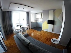 Optymistyczny apartament w centrum Warszawy - Salon, styl nowoczesny - zdjęcie od Aneta Błociszewska