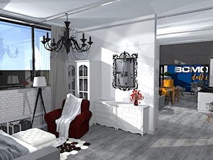 Showroom - aranżacja przestrzenie wystawienniczej: sypialnia - zdjęcie od MalgoWy Projektuje, arch. Małgorzata Wyrzykowska