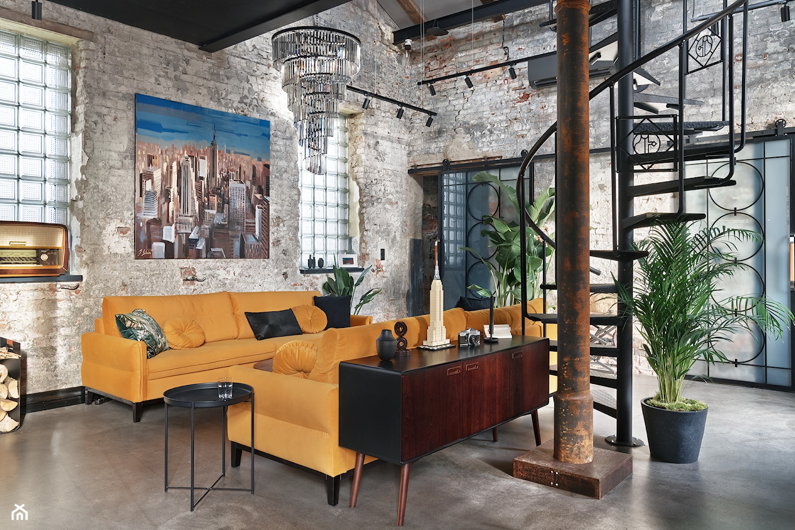 Mieszkanie w stylu loft od pracowni Sikora Wnętrza - zdjęcie od AQForm - Homebook