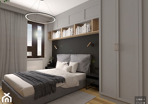 Mieszkanie na Woli - Sypialnia, styl nowoczesny - zdjęcie od MOOKA Studio