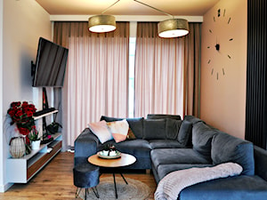 Dom w Łomiankach - Salon, styl skandynawski - zdjęcie od MOOKA Studio