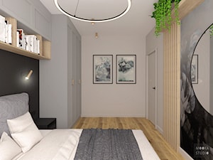 Mieszkanie na Woli - Sypialnia, styl skandynawski - zdjęcie od MOOKA Studio