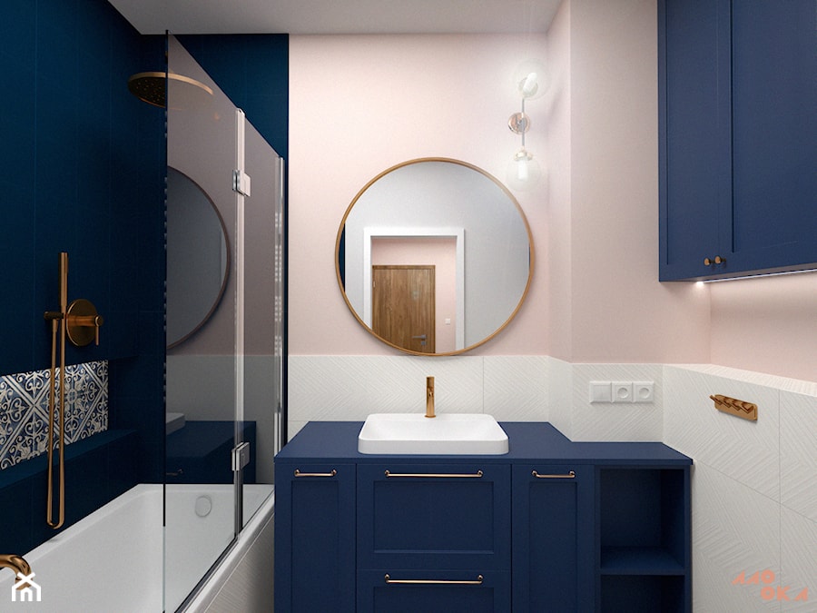 Eklektyczne Art Deco - łazienka - zdjęcie od MOOKA Studio