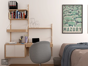 Mieszkanie w Warszawie - Sypialnia, styl skandynawski - zdjęcie od MOOKA Studio