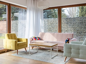 Mały biały salon, styl nowoczesny - zdjęcie od Goodfoto Izabela Koziol