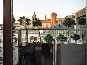 Apartament z widokiem na Wawel- Angel Wawel- zdjęcia wnętrz, promofocus - Taras, styl nowoczesny - zdjęcie od Fotografia Wnętrz Kraków- Promofocus