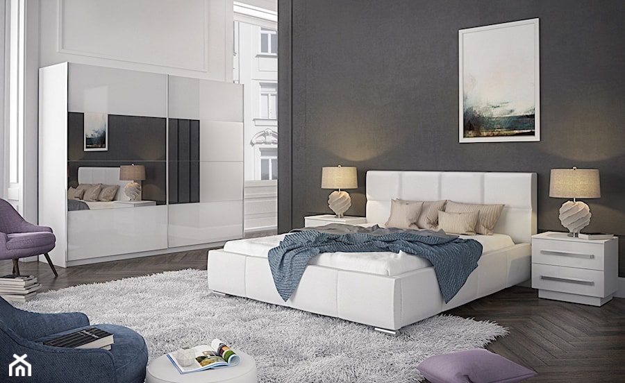 Sypialnia, styl nowoczesny - zdjęcie od LUKMEBEL