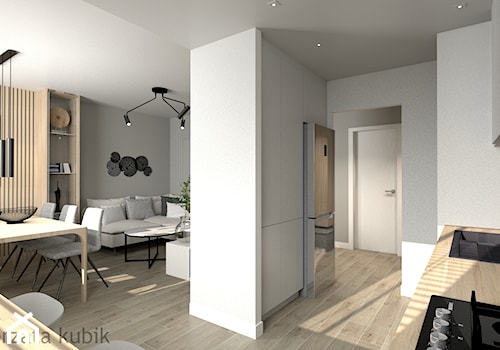 Mieszkanie w Zamościu - Kuchnia, styl minimalistyczny - zdjęcie od Malgorzata Kubik