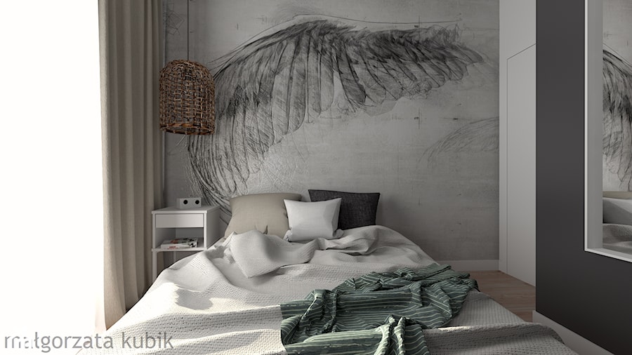 "Skrzydlata" sypialnia - zdjęcie od Malgorzata Kubik