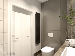 Elegancka łazienka - Mała bez okna łazienka, styl glamour - zdjęcie od Malgorzata Kubik