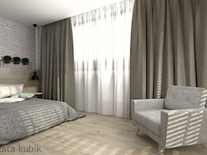 Sypialnia w stylu skandynawskim - zdjęcie od Malgorzata Kubik