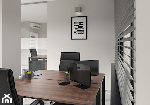 Biuro - Średnie białe biuro - zdjęcie od BB Mulier Studio