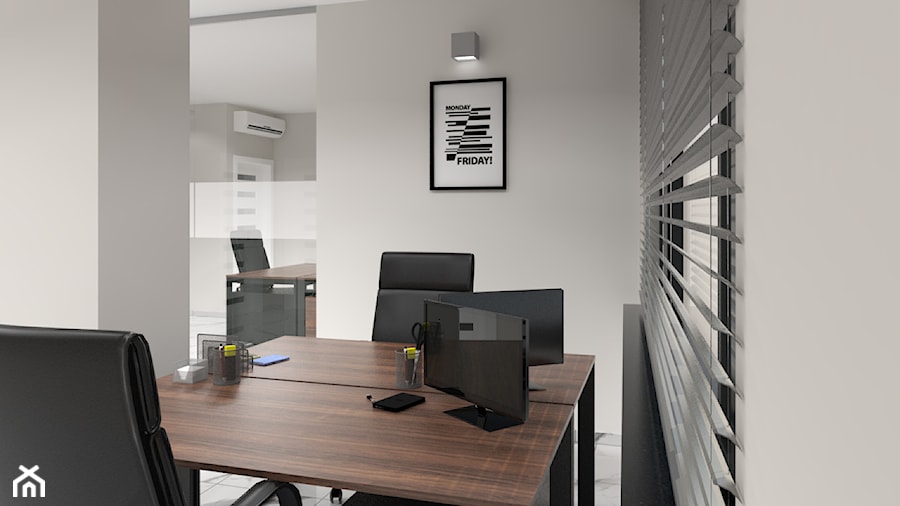 Biuro - Średnie białe biuro - zdjęcie od BB Mulier Studio