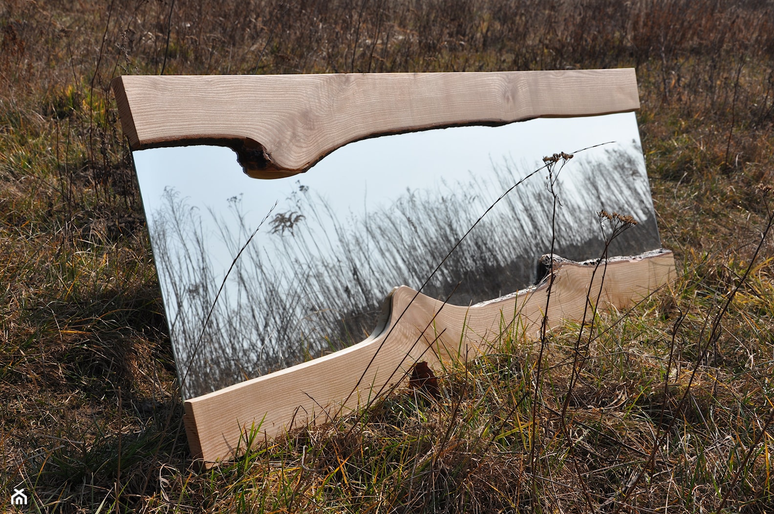 LUSTRO w drewnianej ramie JEDNORAZOWY EGZEMPLARZ - Acoco - zdjęcie od Acoco Style - Homebook