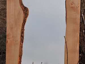 LUSTRO w drewnianej ramie JEDNORAZOWY EGZEMPLARZ - Acoco - zdjęcie od Acoco Style
