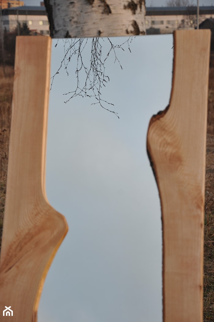 LUSTRO w drewnianej ramie JEDNORAZOWY EGZEMPLARZ - Acoco - zdjęcie od Acoco Style - Homebook