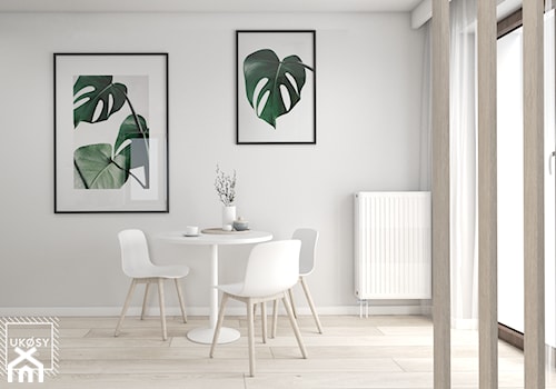 MIESZKANIE 40m2 - Jadalnia, styl minimalistyczny - zdjęcie od UKOSY studio