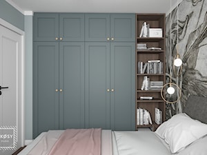 MIESZKANIE 41,5m2 - Mała sypialnia, styl tradycyjny - zdjęcie od UKOSY studio