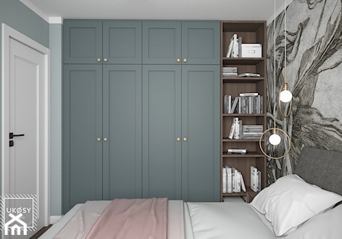 MIESZKANIE 41,5m2 - Mała sypialnia, styl tradycyjny - zdjęcie od UKOSY studio