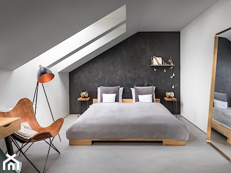 Aranżacje wnętrz - Sypialnia: Loft - Sypialnia, styl nowoczesny - Mikołaj Dąbrowski. Przeglądaj, dodawaj i zapisuj najlepsze zdjęcia, pomysły i inspiracje designerskie. W bazie mamy już prawie milion fotografii!