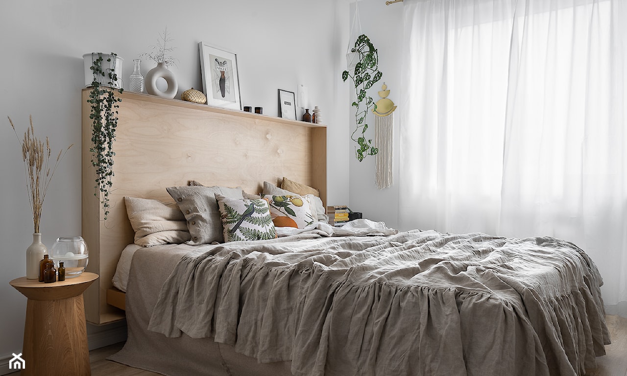 sypialnia w stylu eko