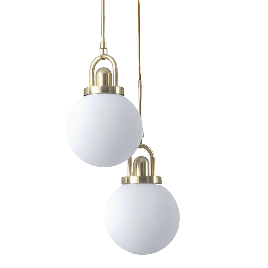 LAMPA WISZĄCA PEARL ZŁOTA 20 CM - zdjęcie od ONELOVEDESIGN - Homebook