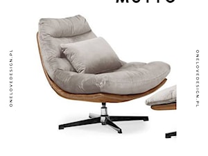 Fotel obrotowy MUTTO z podnóżkiem - zdjęcie od ONELOVEDESIGN