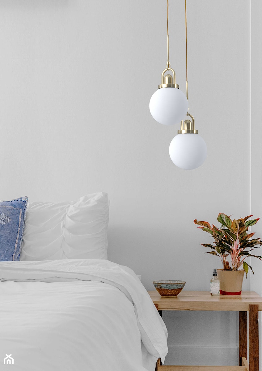 LAMPA WISZĄCA PEARL ZŁOTA 20 CM - zdjęcie od ONELOVEDESIGN