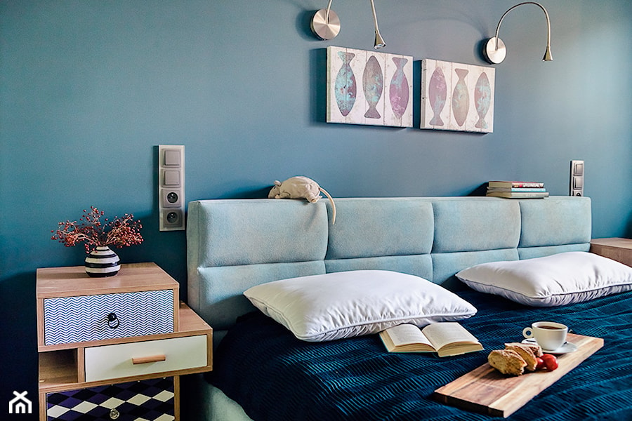 Sesja zdjęciowa mieszkania - Mała czarna sypialnia, styl nowoczesny - zdjęcie od Studio Buffavento | Paulina Zatorska