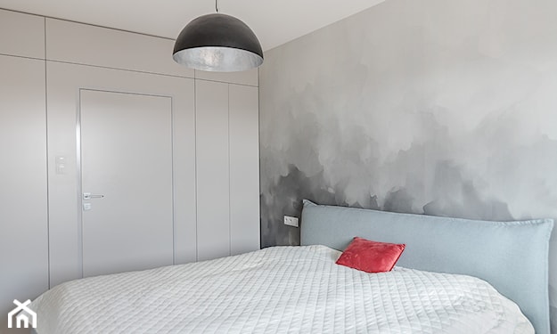 ściana za łóżkiem, modne kolory ścian
