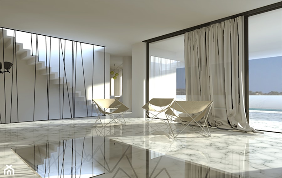 dom letni - Salon, styl minimalistyczny - zdjęcie od TheSwallows