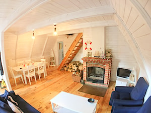 Morski Domek - Salon, styl skandynawski - zdjęcie od morskie domki kopalino