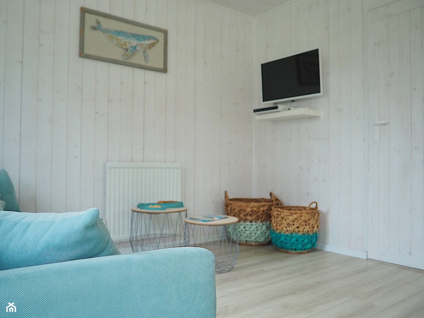 Domek Plażowy - Salon, styl skandynawski - zdjęcie od morskie domki kopalino - Homebook
