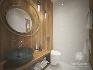 Wnętrza hotelu - Średnia łazienka, styl nowoczesny - zdjęcie od Tabin Design