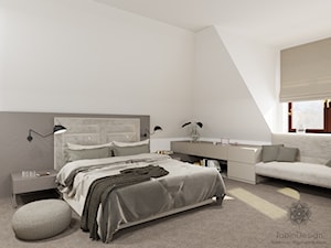 Sypialnia w domu jednorodzinnym - zdjęcie od Tabin Design