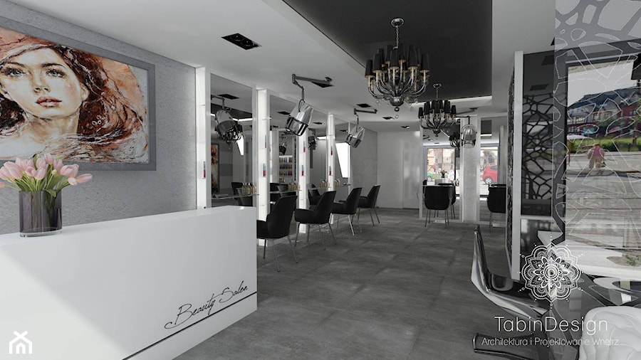 Salon kosmetyczny - Wnętrza publiczne, styl nowoczesny - zdjęcie od Tabin Design