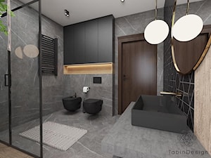 Łazienka gościnna - zdjęcie od Tabin Design