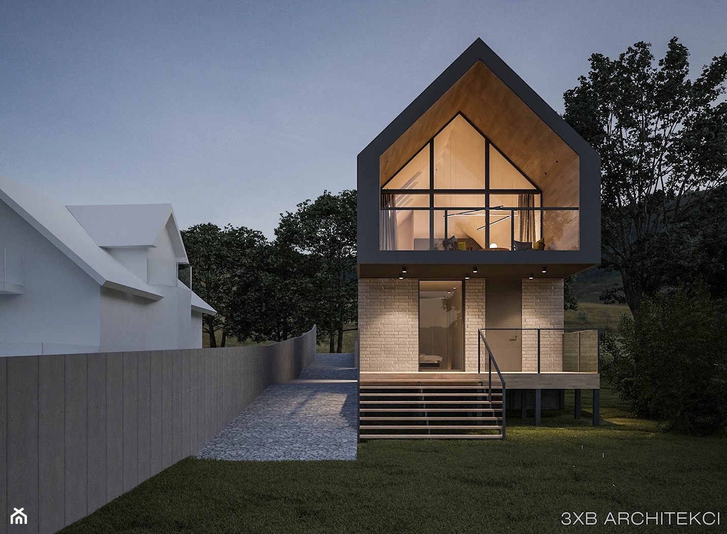 Dom nad jeziorem - Domy - zdjęcie od 3XB Architekci - Homebook