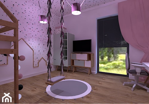 Pokój dla dziewczynki - Pokój dziecka - zdjęcie od mk_studio