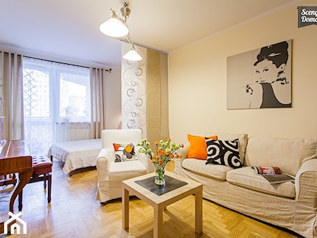 Aranżacje wnętrz - Salon: Salon po home stagingu! - Sceny Domowe - Home Staging w Małopolsce i na Śląsku. Przeglądaj, dodawaj i zapisuj najlepsze zdjęcia, pomysły i inspiracje designerskie. W bazie mamy już prawie milion fotografii!