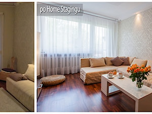 Home Staging, Katowice, ul. Józefowska - Salon, styl nowoczesny - zdjęcie od Sceny Domowe - Home Staging w Małopolsce i na Śląsku