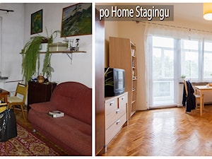 Home Staging, ul. Szafera, Kraków - Salon, styl minimalistyczny - zdjęcie od Sceny Domowe - Home Staging w Małopolsce i na Śląsku