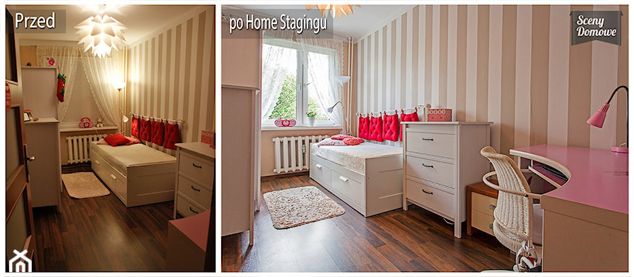 Home Staging, Katowice, ul. Józefowska - Pokój dziecka, styl nowoczesny - zdjęcie od Sceny Domowe - Home Staging w Małopolsce i na Śląsku