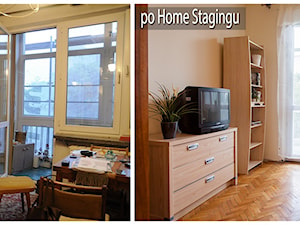 Salon po zmianach - zdjęcie od Sceny Domowe - Home Staging w Małopolsce i na Śląsku