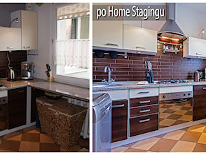 Home Staging, Katowice, ul. Józefowska - Kuchnia, styl nowoczesny - zdjęcie od Sceny Domowe - Home Staging w Małopolsce i na Śląsku